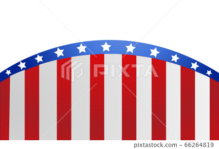 USA flag in style vector 66264819
