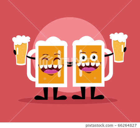 Bottle of beer cartoon design Bottle of beer cartoon design 66264827