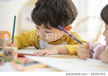 生活方式，男孩，女孩，幼兒園 66265452