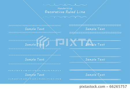 手寫裝飾格線集 66265757