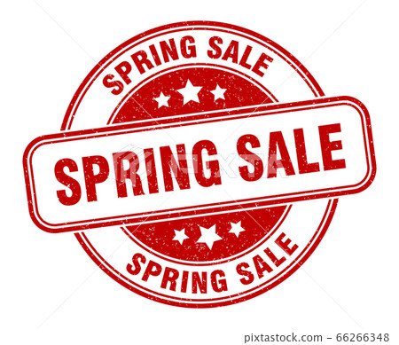 spring sale stamp. spring sale round grunge sign.-插圖素材 [66266348] - PIXTA圖庫