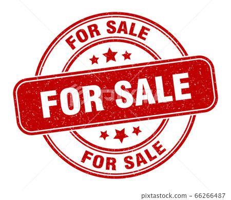 for sale stamp. for sale label. round grunge sign 66266487