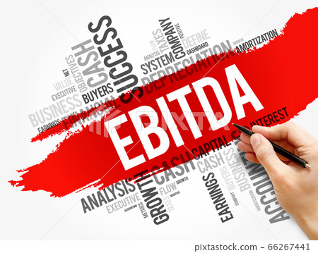 EBITDA word cloud collage, business concept EBITDA word cloud collage, business concept 66267441