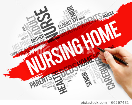 Nursing Home word cloud collage, health concept 66267481