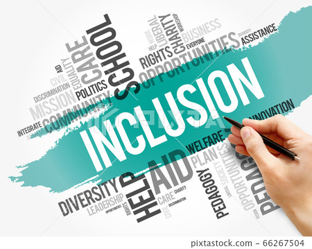 Inclusion word cloud collage, business concept Inclusion word cloud collage, business concept 66267504