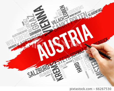 List of cities and towns in AUSTRIA, word cloud List of cities and towns in AUSTRIA, word cloud 66267530