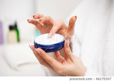 Moisturizing cream for a woman face skin care 66270307
