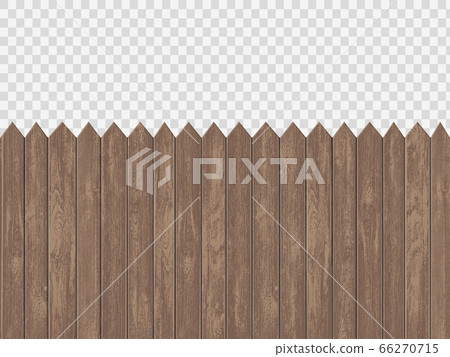 Wooden blank fence template. Wooden blank fence template. 66270715
