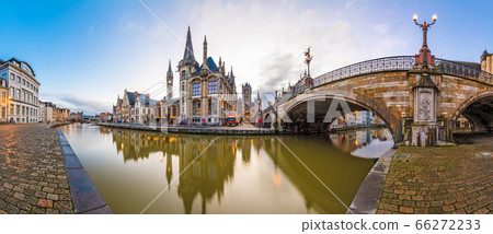 Ghent, Belgium at the Graslei 66272233