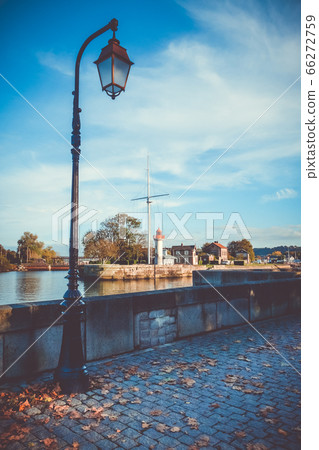 Lighthouse in Honfleur river, France Lighthouse in Honfleur river, France 66272759