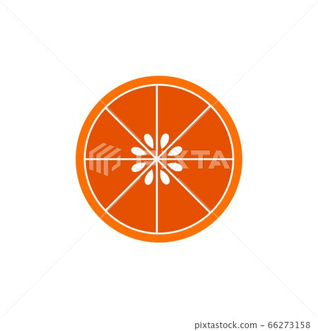 orange fruit vector design template illustration - Stock Illustration ...