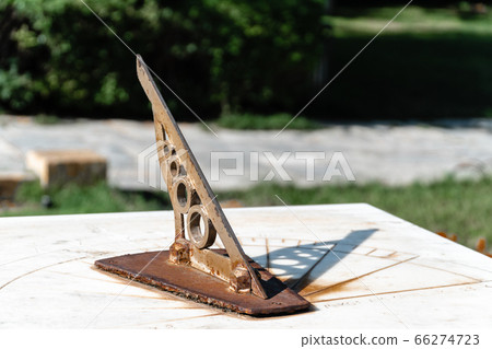 Sun clock in Athens Greece. Astronomical sundial. Sun clock in Athens Greece. Astronomical sundial. 66274723