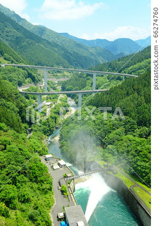 Chichibu Drainage of Takizawa Dam and Loop Bridge 66274760