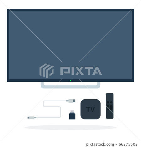 LCD TV with Set-top box, remote control, flash drive and USB cable LCD TV with Set-top box, remote control, flash drive and USB cable 66275502