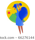 A mother holds her baby son picks up. Happy Mother Day concept 66276144