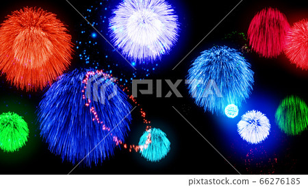 Fireworks Launch Fireworks Launch Fireworks Festival Festival 3D Illustration CG Background Background 66276185