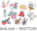 Summer illustration set 66277149