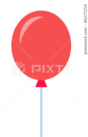 Balloon on a string vector icon flat isolated-插圖素材 [66277259] - PIXTA圖庫