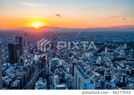 Shibuya Scramble Square opened in November 2019 in Shibuya, Tokyo, Japan. 66277658