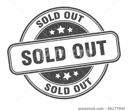 sold out stamp. sold out round grunge sign. label sold out stamp. sold out round grunge sign. label 66277994
