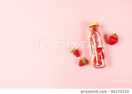 Bottle of detox water, cocktail, lemonade or tea Bottle of detox water, cocktail, lemonade or tea 66278359