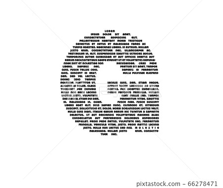 A letter G containing random text inside. Vector - Stock Illustration ...