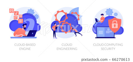 Cloud engineering services vector concept... - Stock Illustration ...