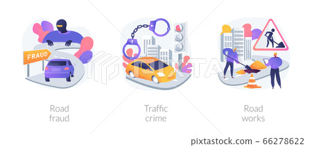 Different Scenes With Road Safety Illustration Royalty Free SVG, Cliparts,  Vectors, and Stock Illustration. Image 56548926.