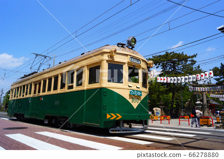 In front of Sumiyoshi Taisha on the Hankai line In front of Sumiyoshi Taisha on the Hankai line 66278880