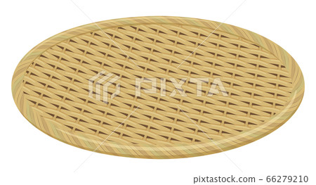Illustration of bamboo colander 66279210