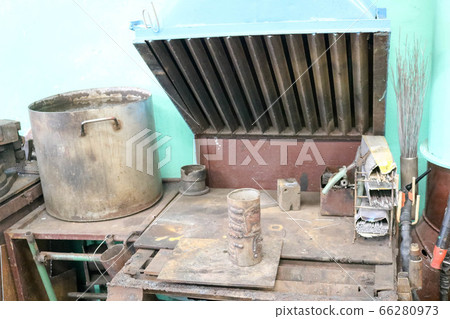 Welding post, table for work of a welder 66280973