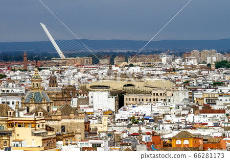 Beautiful Seville city centre and its landmarks, Beautiful Seville city centre and its landmarks, 66281173