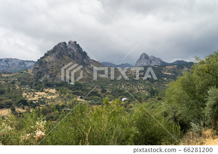 Landscape of Sierra de Grazalema natural park, Landscape of Sierra de Grazalema natural park, 66281200