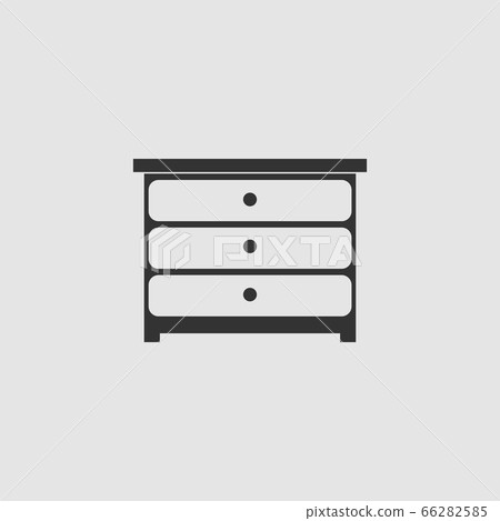 Commode icon flat. - Stock Illustration [66282585] - PIXTA