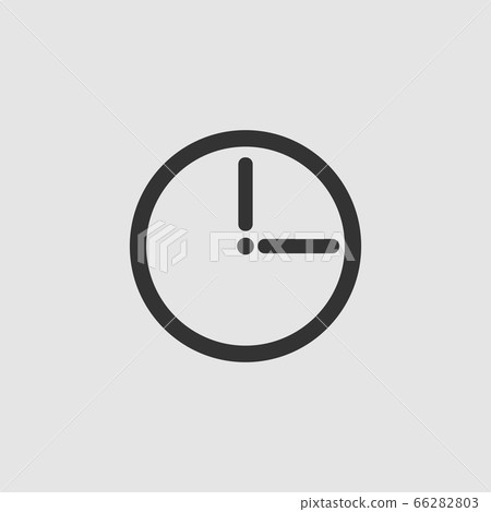 Passage of time icon flat. Passage of time icon flat. 66282803