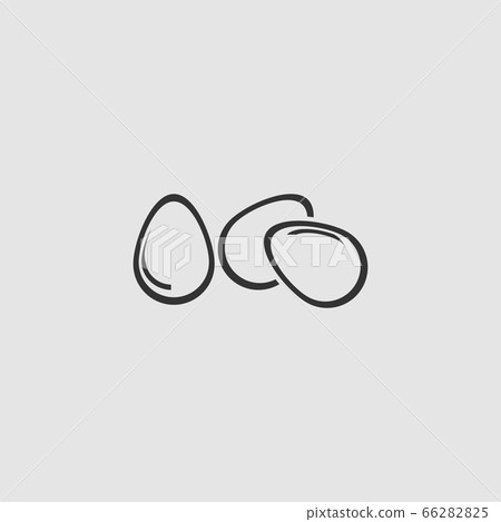 Egg icon flat. 66282825