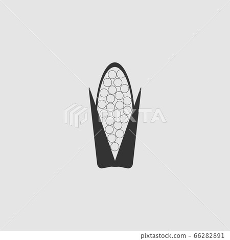 Corn icon flat. Corn icon flat. 66282891