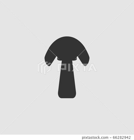 Mushroom icon flat. 66282942