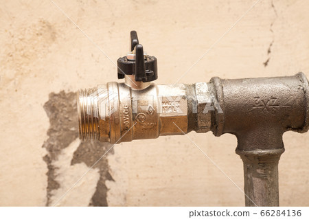 Plumbing pipe with valve for installation of a 66284136