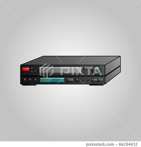 Old beautiful retro hipster video cassette Old beautiful retro hipster video cassette 66284632