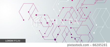 bright abstract molecule on a white background.-插圖素材 [66285281] - PIXTA圖庫
