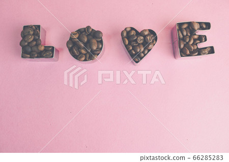 Beautiful texture with the word love Beautiful texture with the word love 66285283