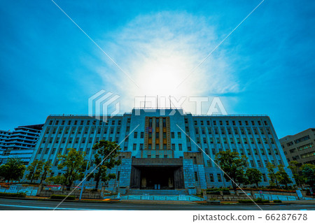 大阪府政府超廣角HDR藍色 66287678