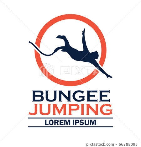 bungee jumping logo with text space for your slogan bungee jumping logo with text space for your slogan 66288093
