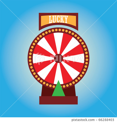 fortune wheel for gambling concept. vector illustration fortune wheel for gambling concept. vector illustration 66288403