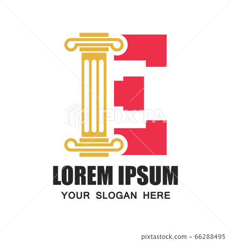 law firm logo with E alphabet and text space for your slogan law firm logo with E alphabet and text space for your slogan 66288495