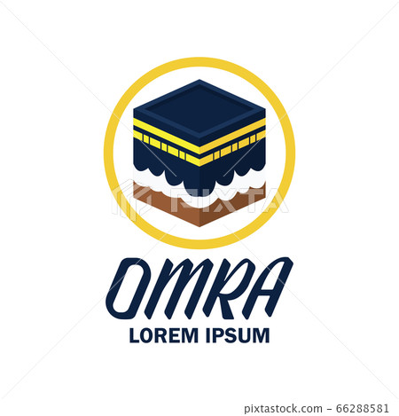 makkah kaaba hajj omra logo with text space for your slogan makkah kaaba hajj omra logo with text space for your slogan 66288581