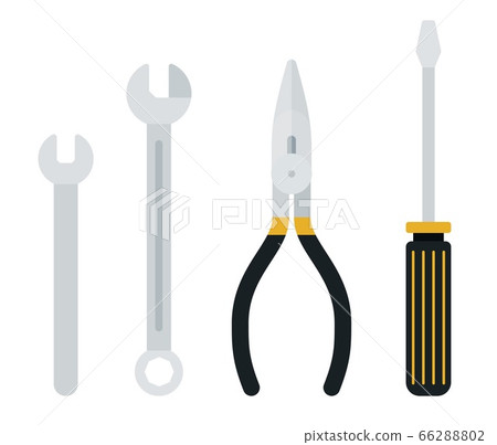 Set of tools Drone wireless vector icon flat isolated. 66288802