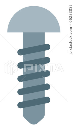 Round head screw Drone vector icon flat. 66288855