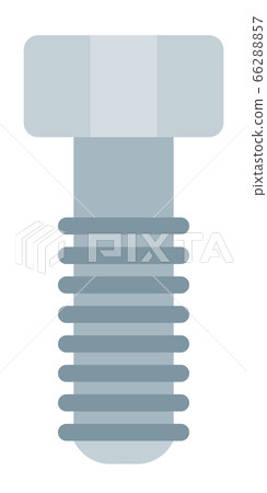 Hex head screw Drone vector icon flat 66288857
